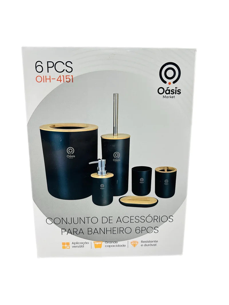 KIT ACESSÓRIO PARA BANHEIRO OIH-4151