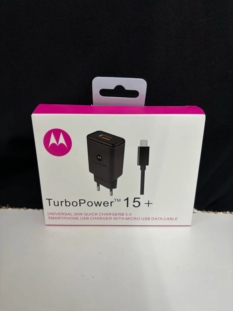 Carregador Motorola turbopower 30W V8