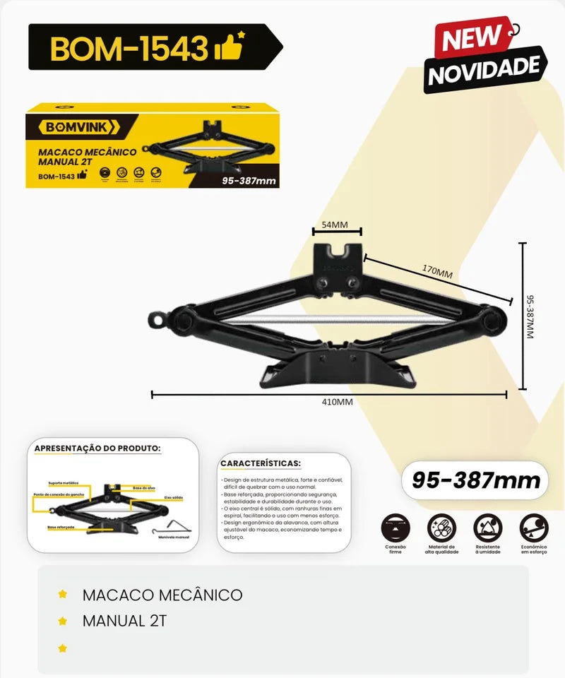 MACACO MECÂNICO BOM-1543